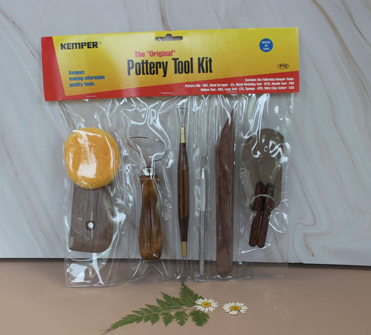 Kemper Pottery Tool Kit (8 Piece Starter Set)