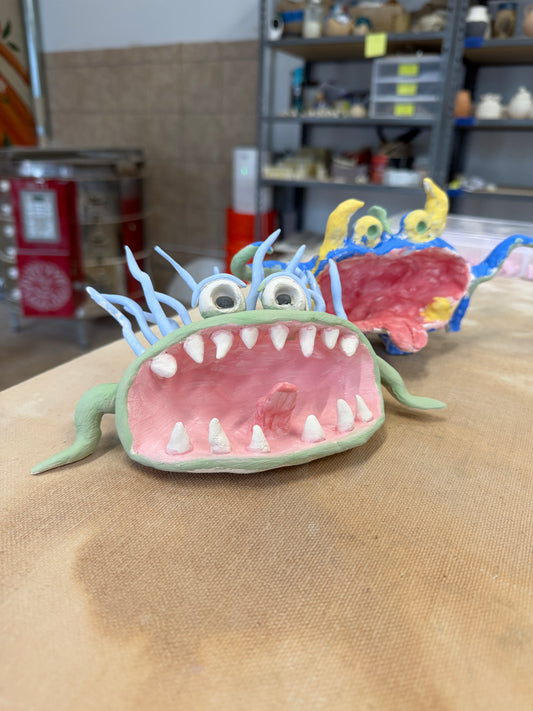 Parent-Child Clay Monsters