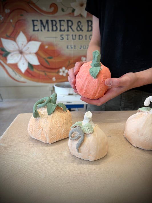 Clay Pumpkins